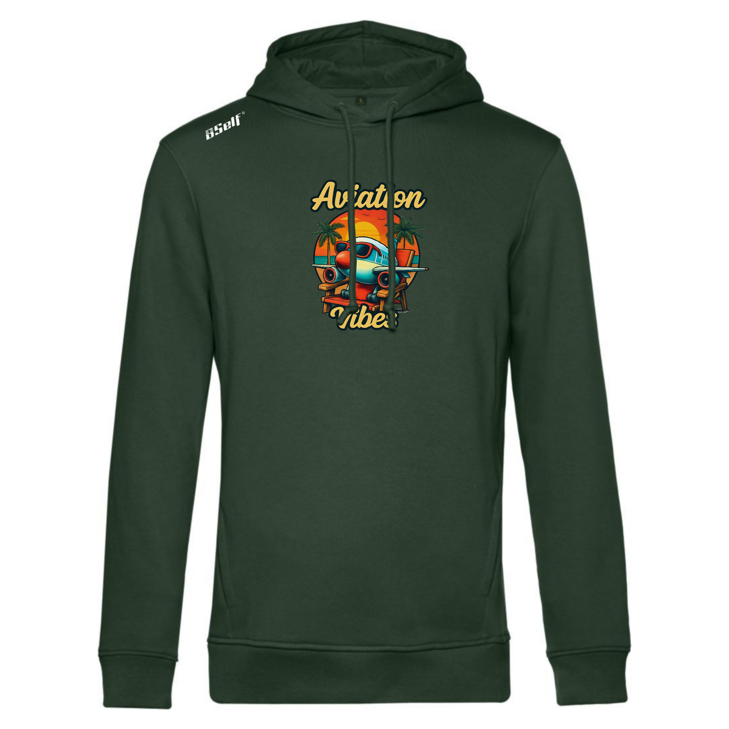AVIATION VIBES HOODIE ( large print)