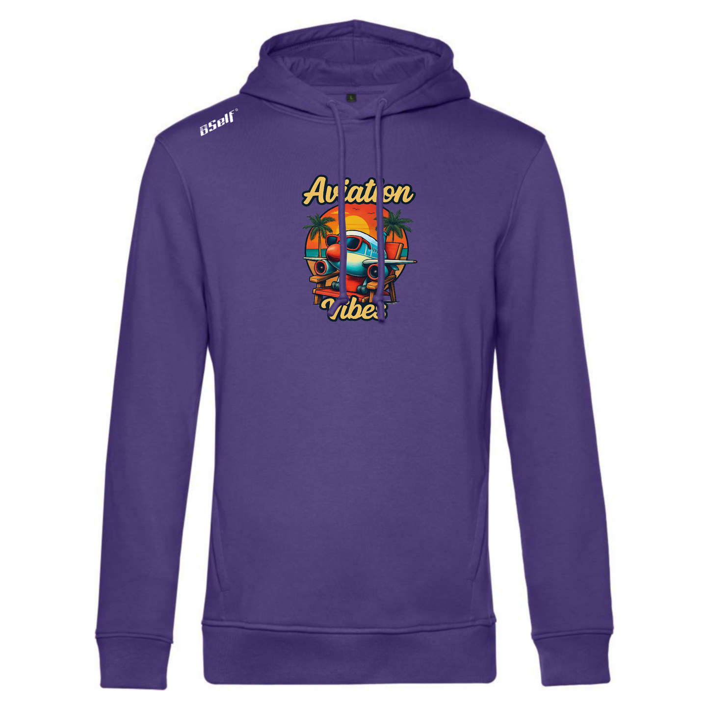 AVIATION VIBES HOODIE ( large print)