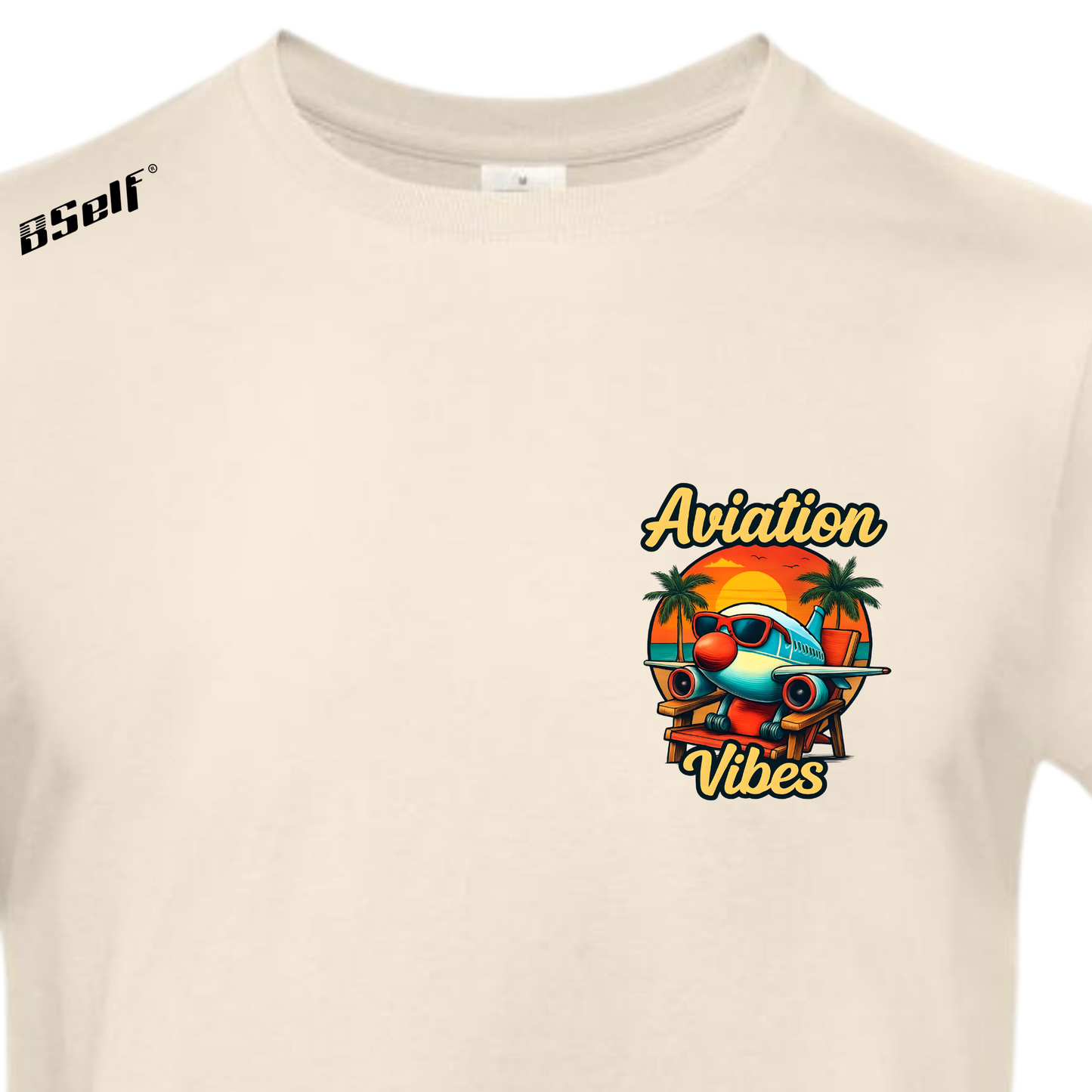 AVIATION VIBES TSHIRT (chest small print)