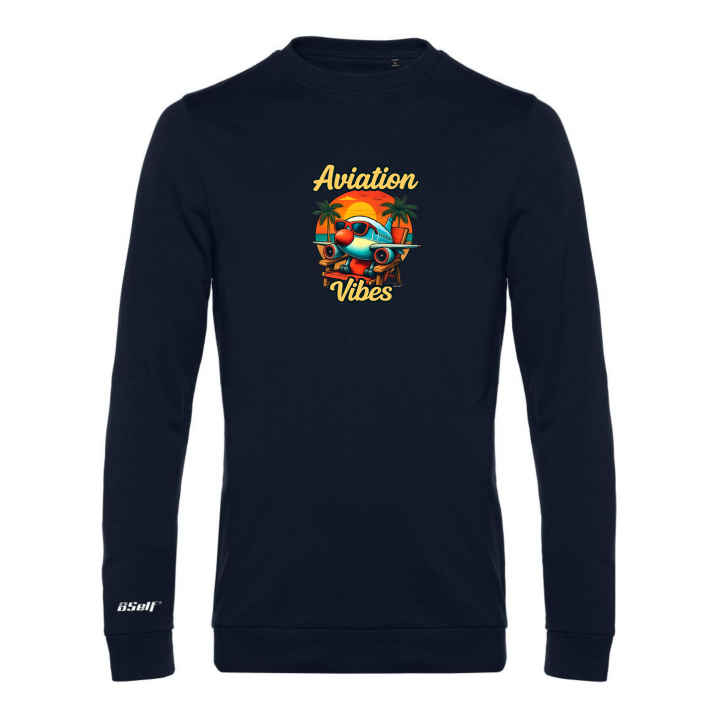 AVIATION VIBES SWEATER (large print)