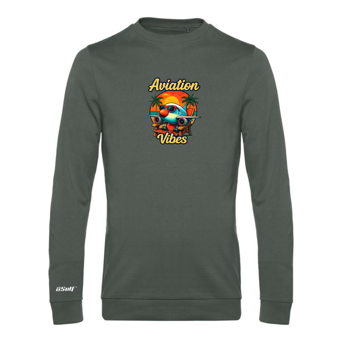 AVIATION VIBES SWEATER (large print)