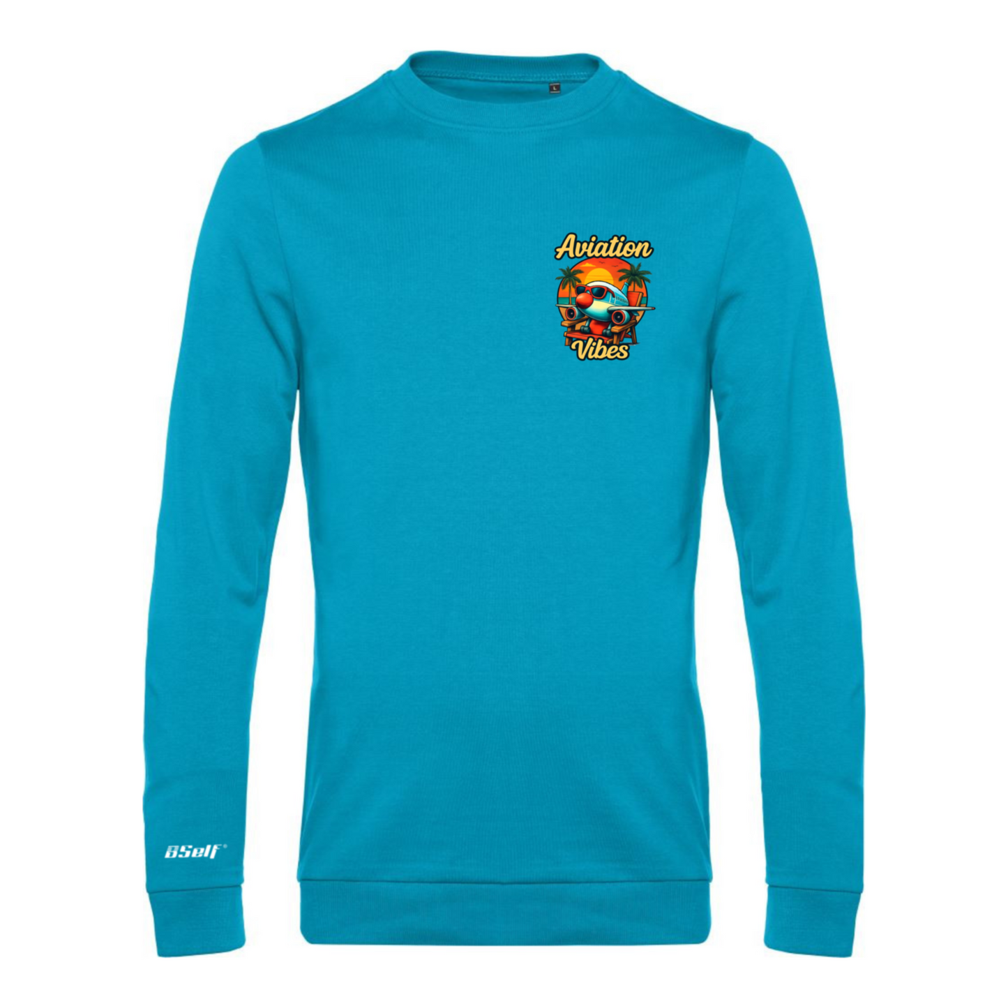 AVIATION VIBES SWEATER (chest small print)