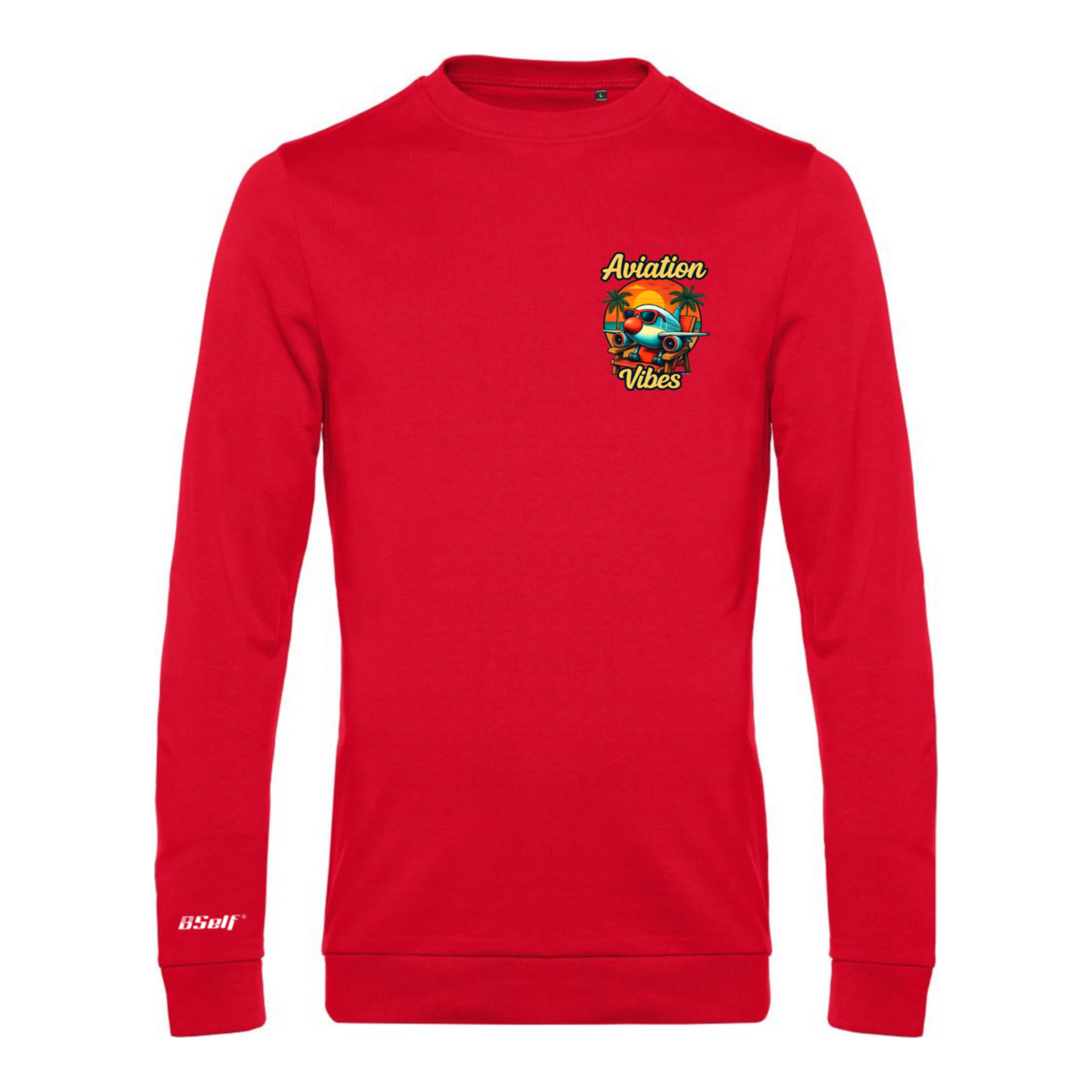 AVIATION VIBES SWEATER (chest small print)