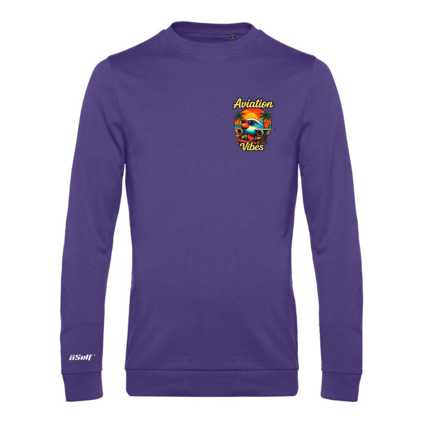 AVIATION VIBES SWEATER (chest small print)