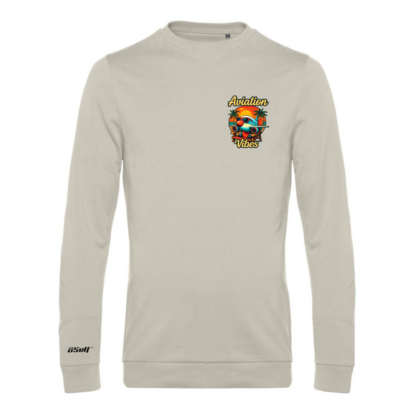 AVIATION VIBES SWEATER (chest small print)