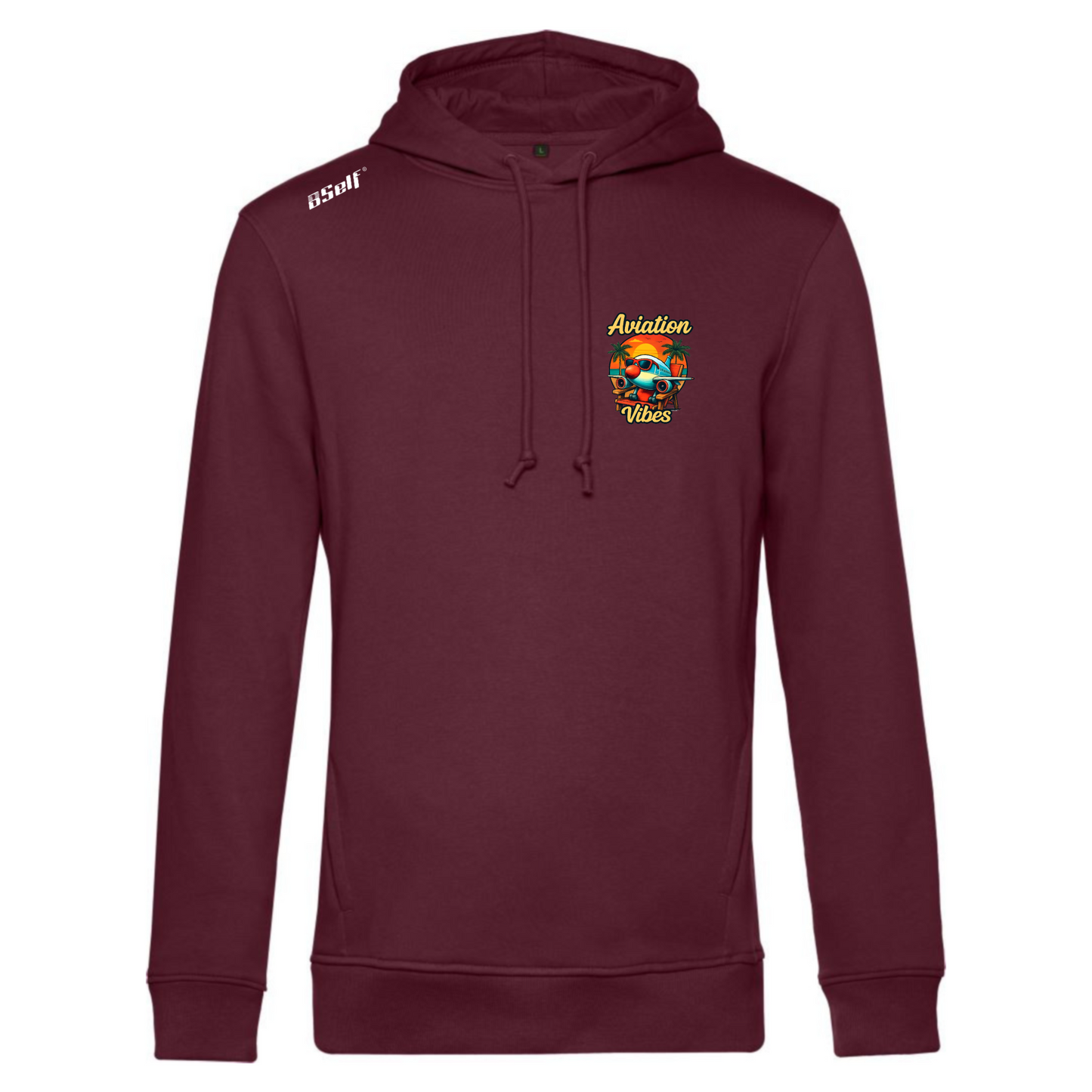AVIATION VIBES HOODIE ( chest small print)