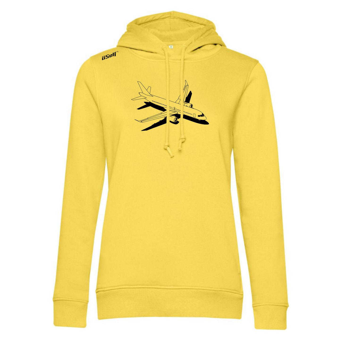 A220 TOP VIEW AIRLINER JET HOODIE