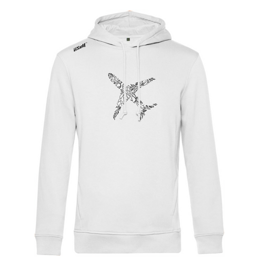 PLANE FLORAL AVIATION HOODIE