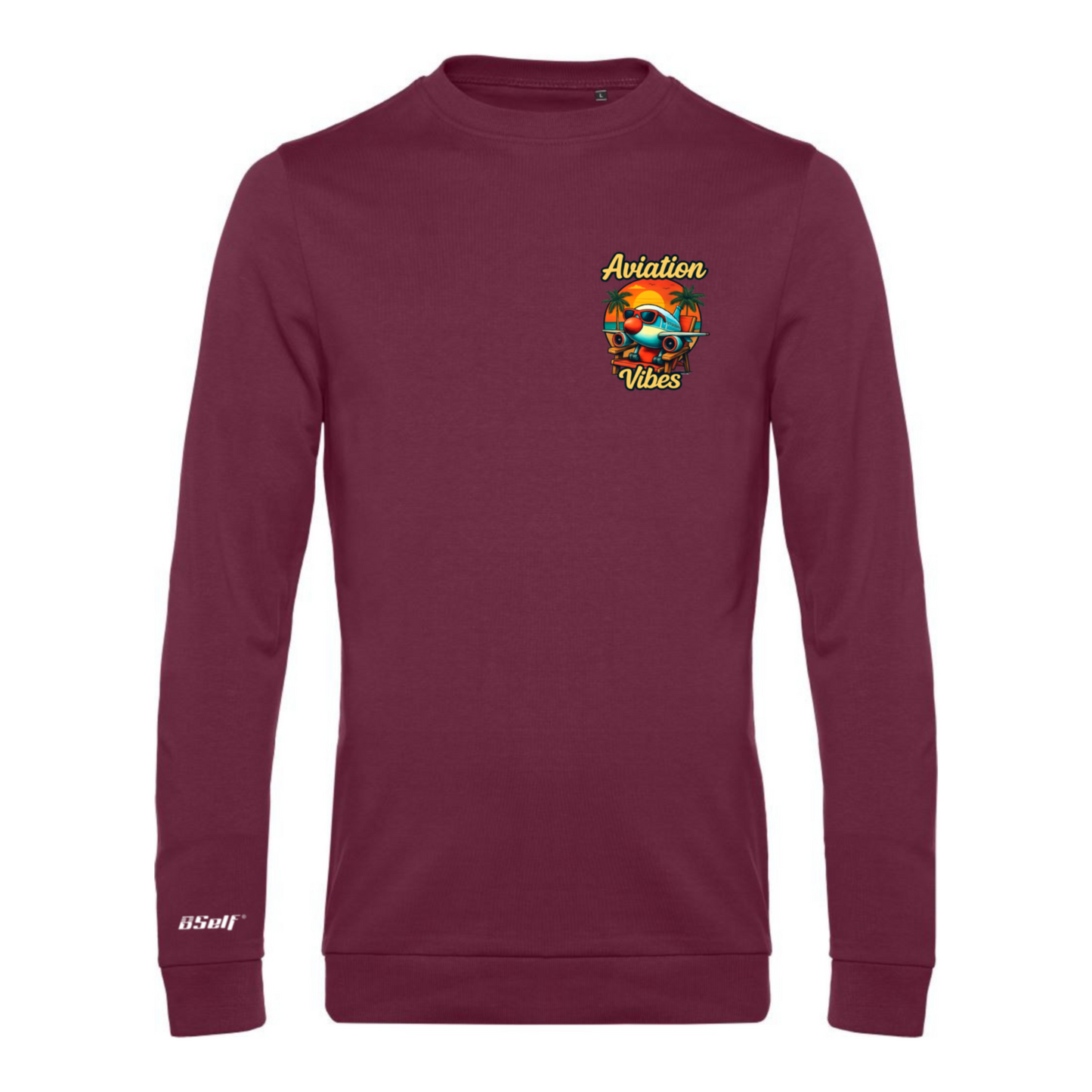 AVIATION VIBES SWEATER (chest small print)