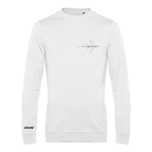 ONE LINE AIRPLANE SWEATER