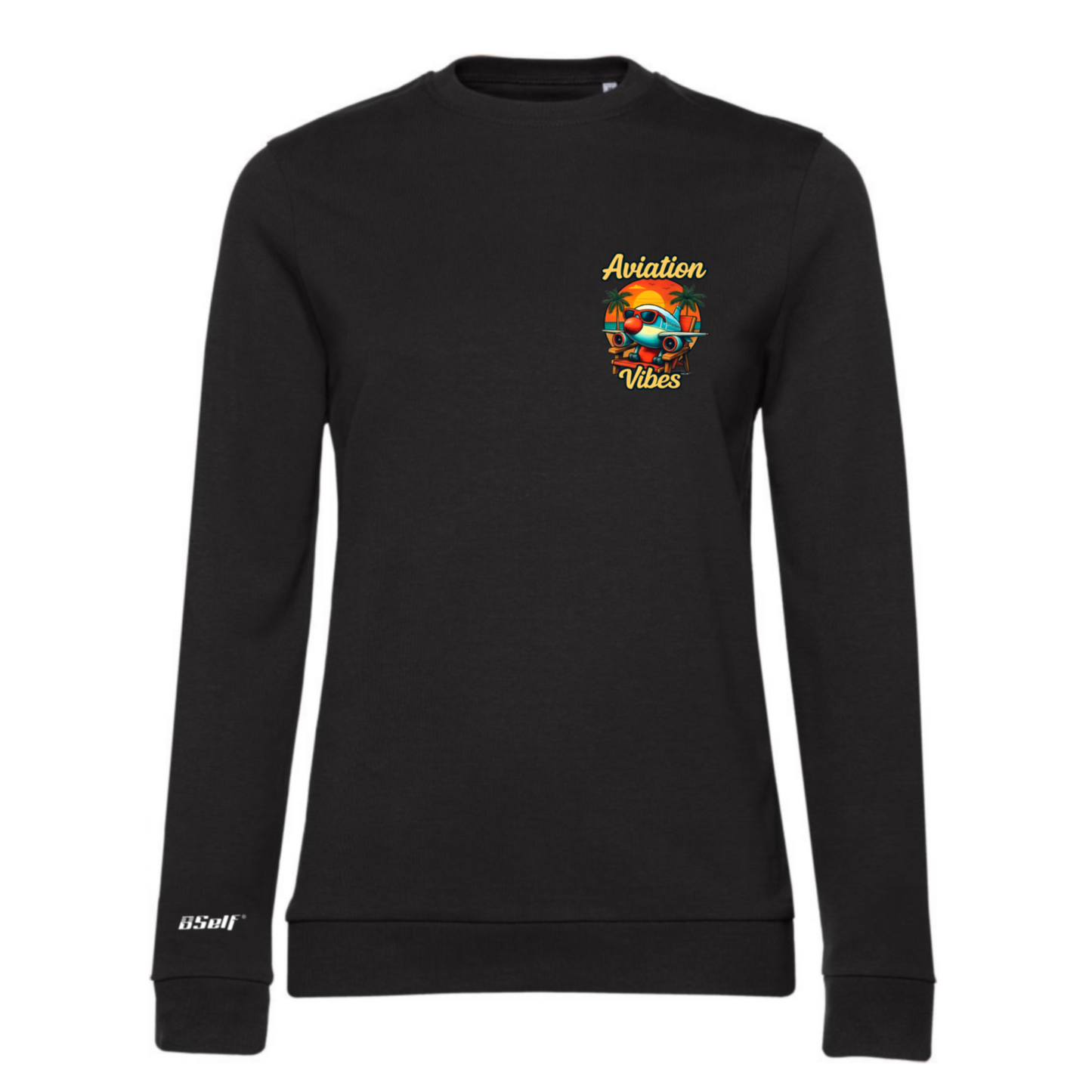AVIATION VIBES SWEATER (chest small print)