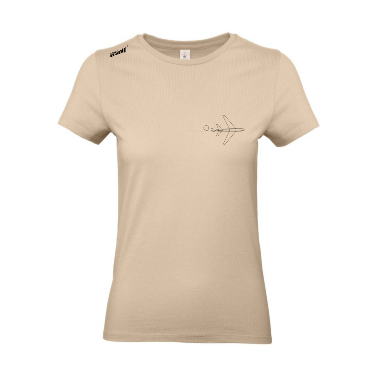 AIRPLANE ONE LINE TSHIRT