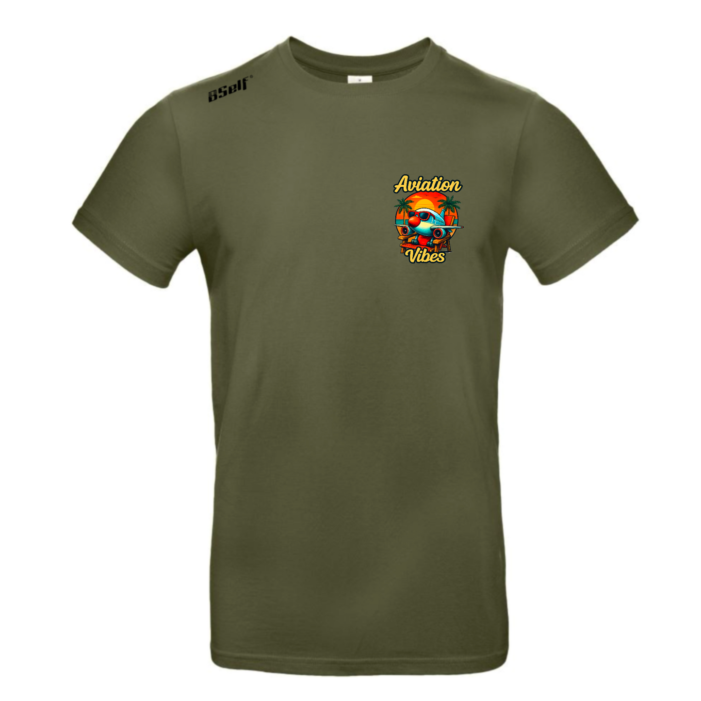 AVIATION VIBES TSHIRT (chest small print)